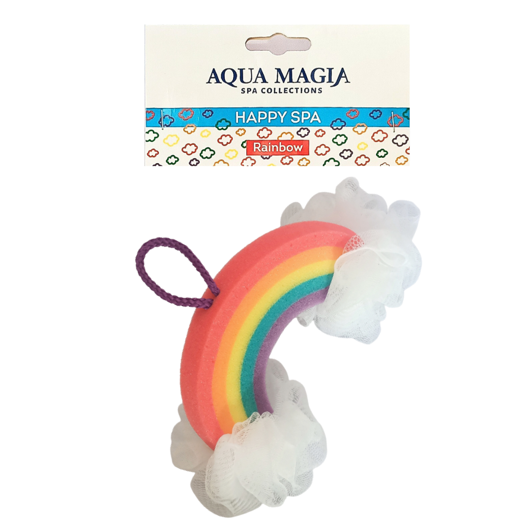 Губка для тела AQUA MAGIA HAPPY  Rainbow