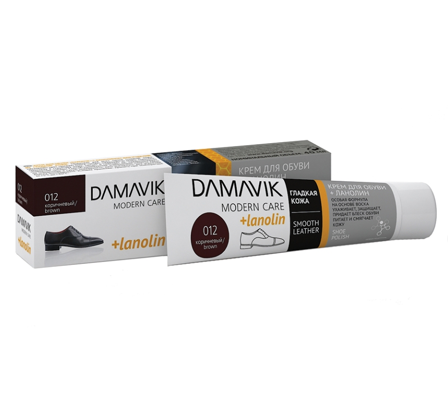 DAMAVIK КР-ТУБ для обуви  с ланолином КОР. 40мл.