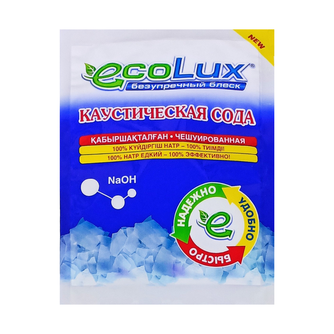 ECOLUX Каустическая сода 0,4 кг (с 03.21г.)