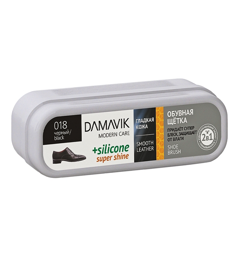 DAMAVIK Щетка (губка)  для обуви NEW (WAX)  ЧЕР.