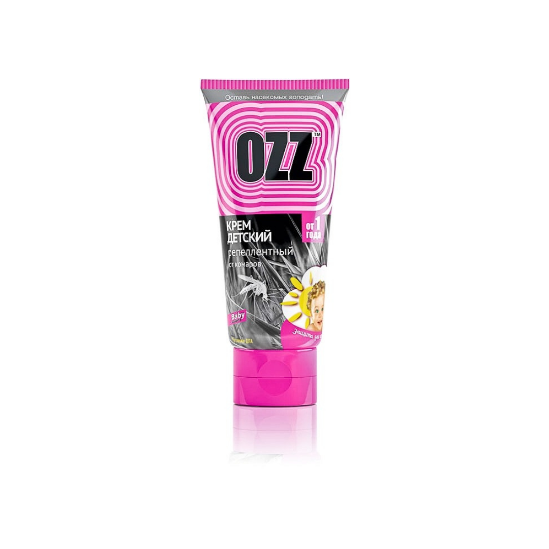 OZZ  BABY защита КРЕМ  репеллентный детский от 1 ГОДА 50 мл