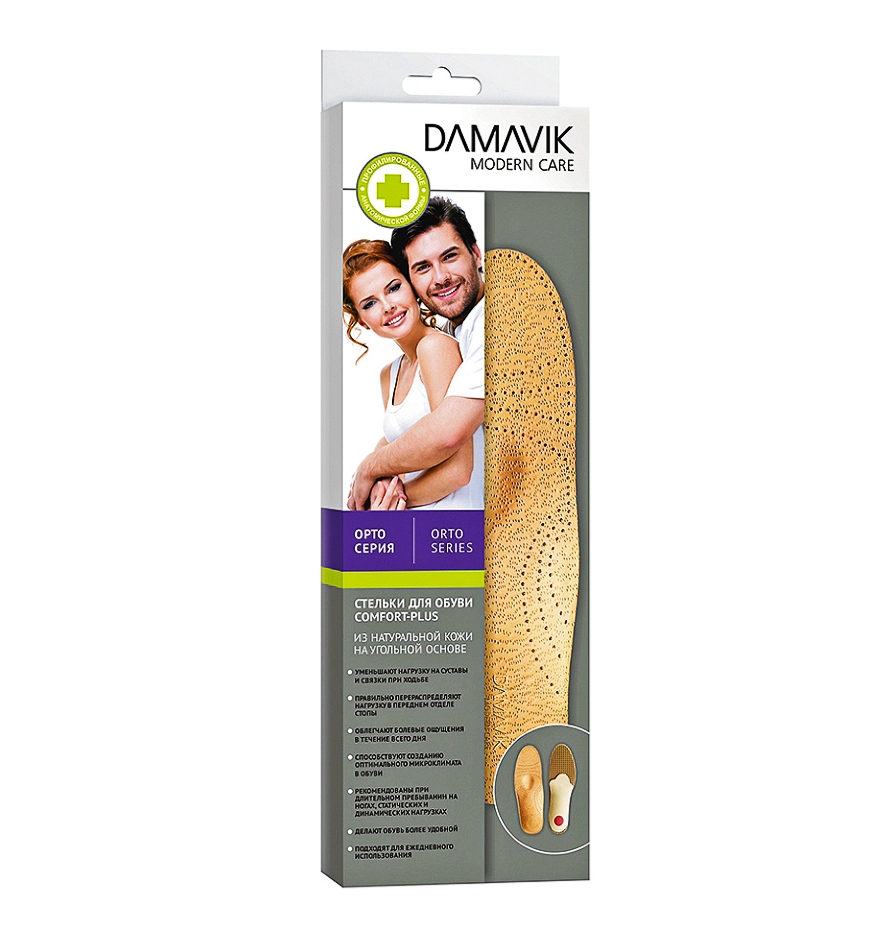 DAMAVIK Стельки для обуви  COMFORT-PLUS 35-36р/р