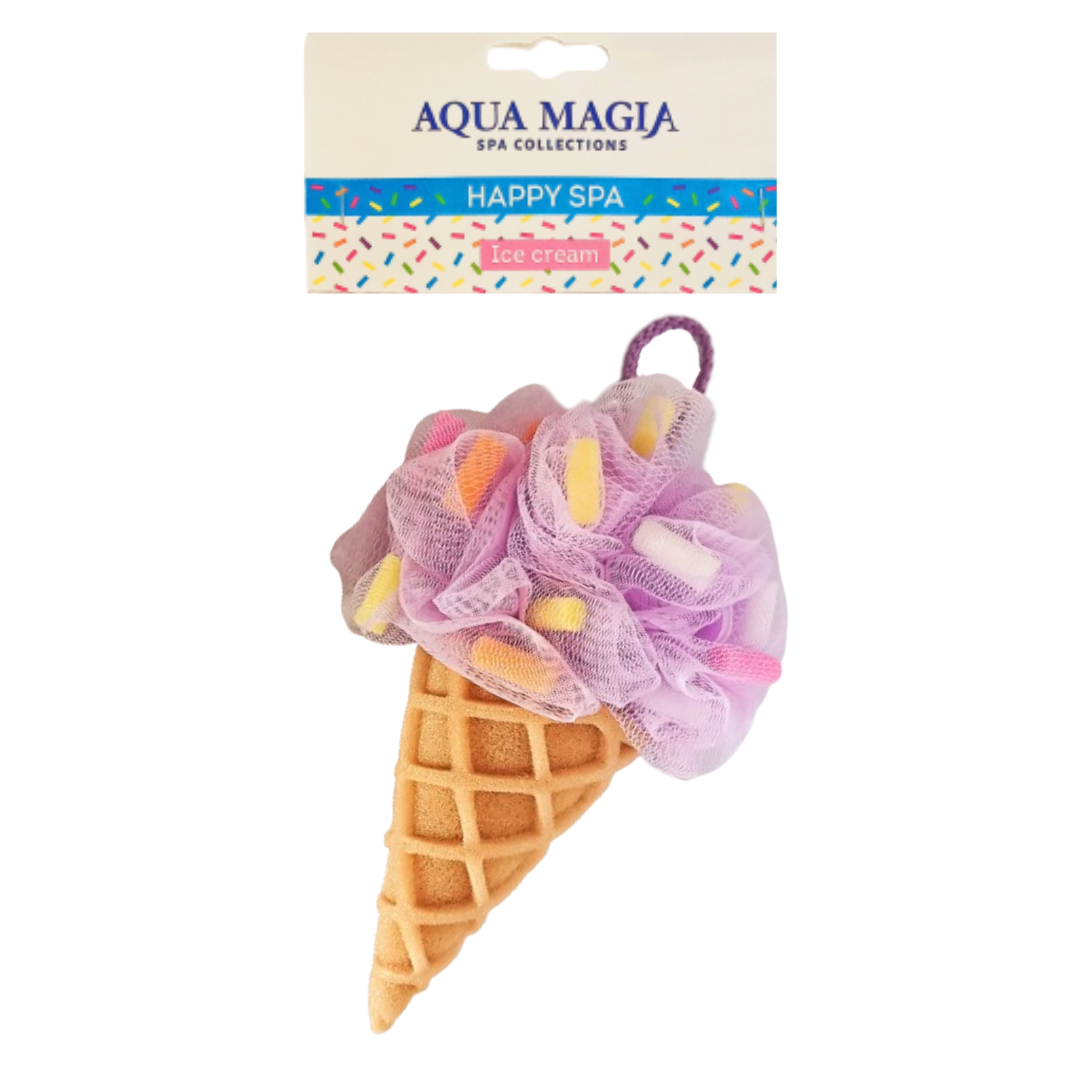Губка для тела AQUA MAGIA HAPPY  Ice cream