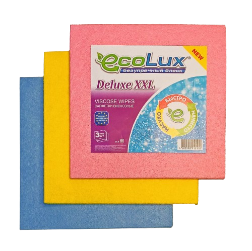 Салфетки абразивные ECOLUX DELICATE 3шт.