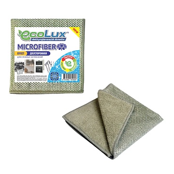 Микрофибра двусторонняя ECOLUX  MICROFIBER  30*30